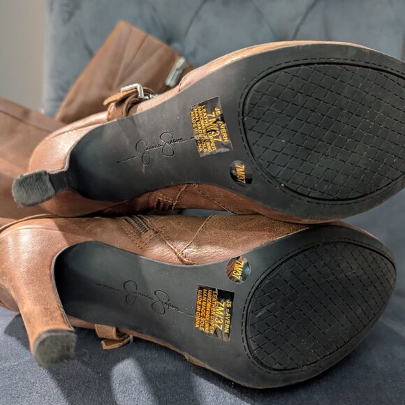 Jessica Simpson Leather Tall Boots - Picture 3 of 9